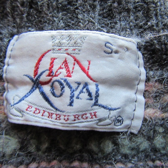 Womens Vtg Clan Royal Edinburgh Wool Sweater Sz S - Picture 9 of 12